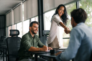 Diverse multiethnic business people.